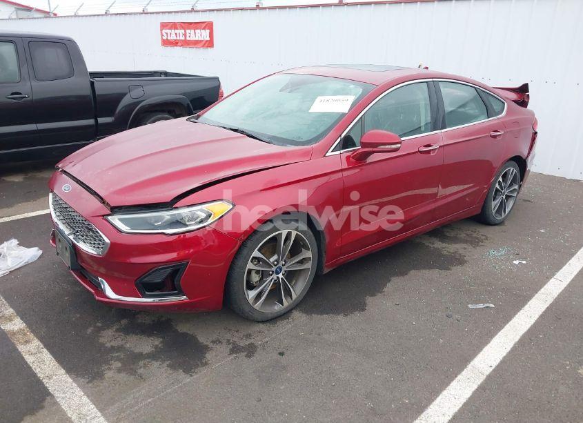 Photo 2 of 2019 Ford Fusion TITANIUM (VIN 3FA6P0K98KR179513)