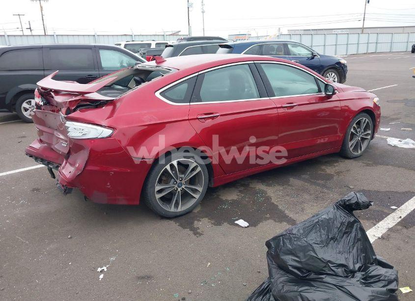 Photo 4 of 2019 Ford Fusion TITANIUM (VIN 3FA6P0K98KR179513)