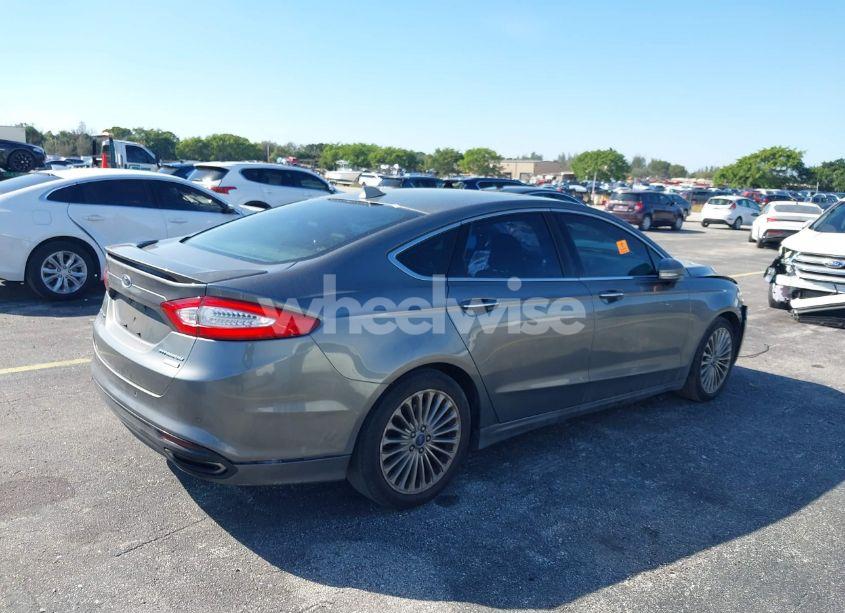 Photo 4 of 2014 Ford Fusion TITANIUM (VIN 3FA6P0K99ER107689)