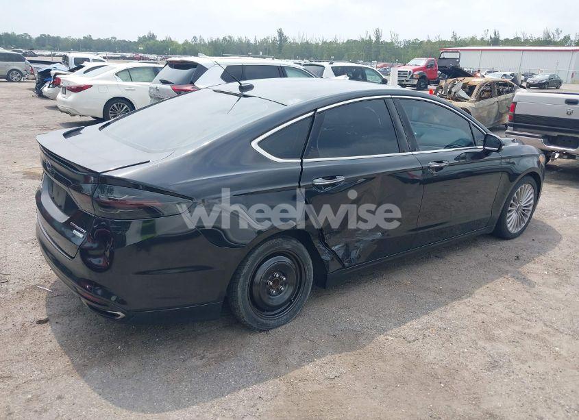 Photo 4 of 2014 Ford Fusion TITANIUM (VIN 3FA6P0K99ER276949)