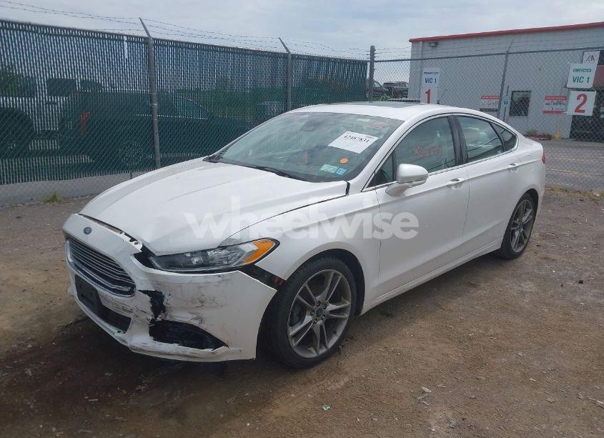 Photo 2 of 2015 Ford Fusion TITANIUM (VIN 3FA6P0K99FR221385)