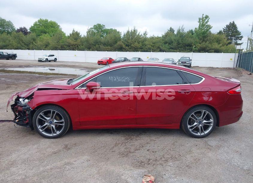 Photo 15 of 2016 Ford Fusion TITANIUM (VIN 3FA6P0K99GR163845)