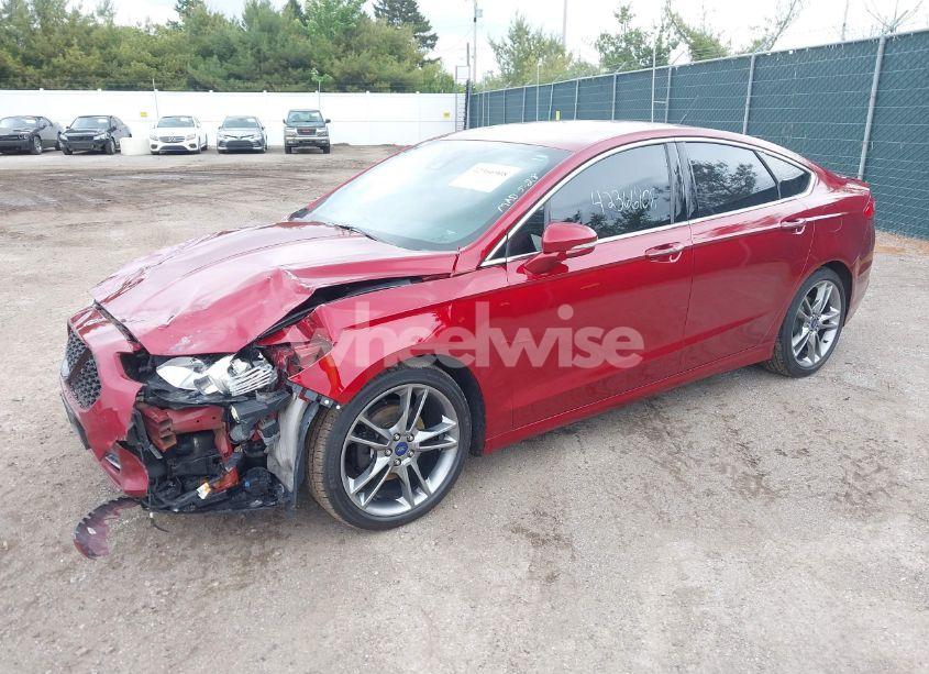 Photo 2 of 2016 Ford Fusion TITANIUM (VIN 3FA6P0K99GR163845)