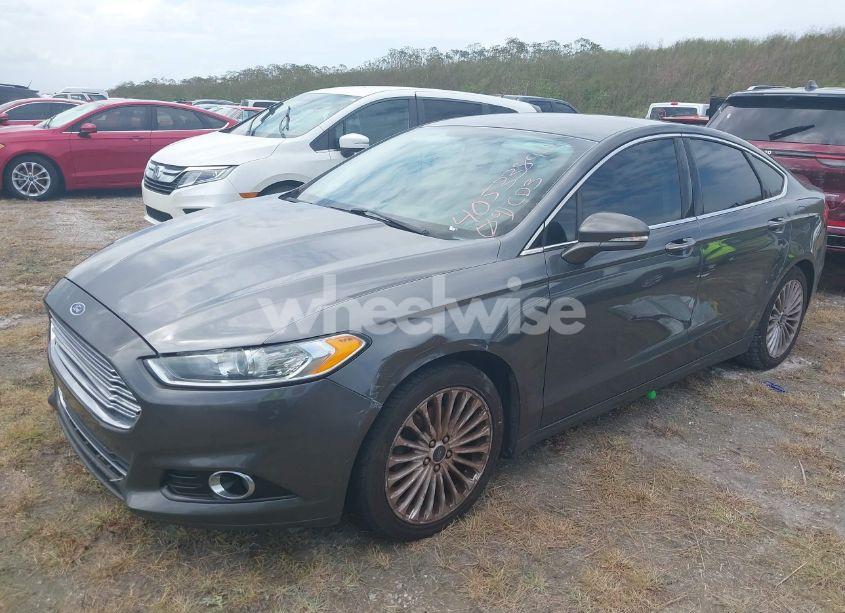 Photo 2 of 2016 Ford Fusion TITANIUM (VIN 3FA6P0K99GR197140)