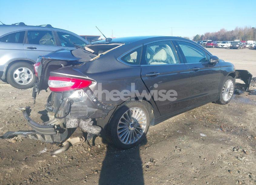Photo 4 of 2016 Ford Fusion TITANIUM (VIN 3FA6P0K99GR369974)