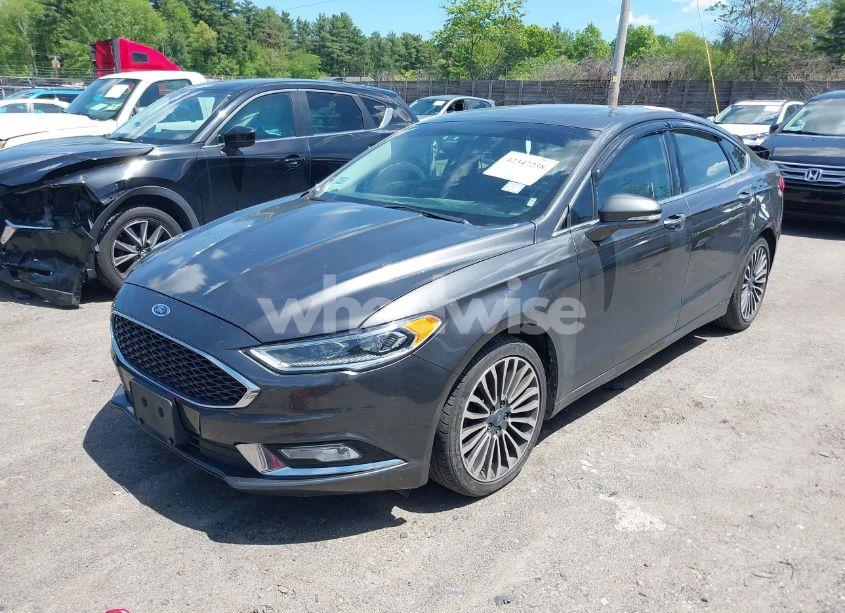 Photo 2 of 2017 Ford Fusion TITANIUM (VIN 3FA6P0K99HR136596)