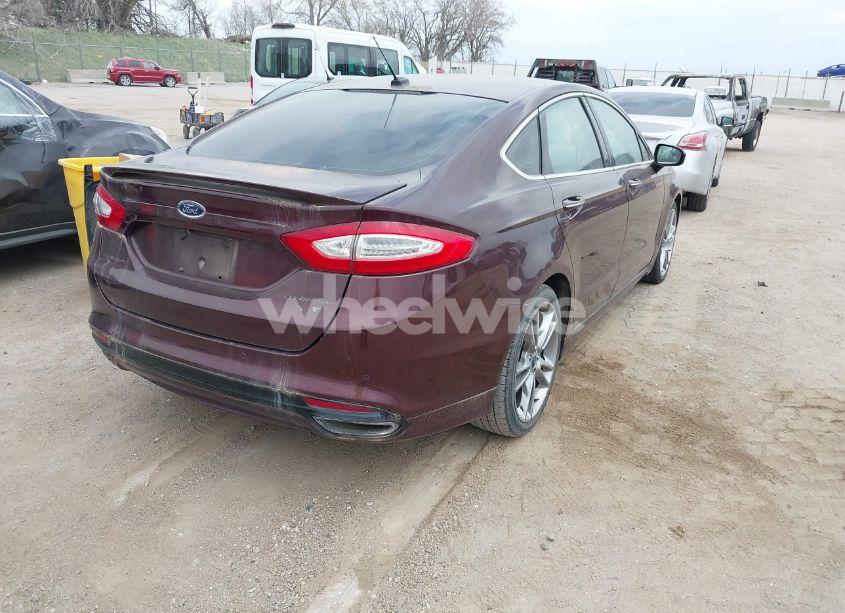 Photo 4 of 2013 Ford Fusion TITANIUM (VIN 3FA6P0K9XDR324165)