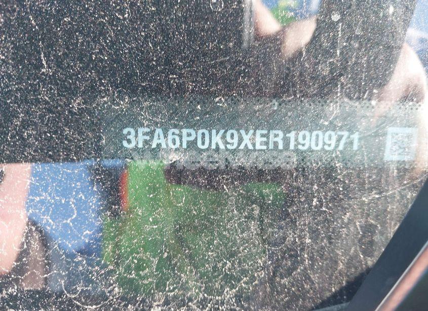 Photo 9 of 2014 Ford Fusion TITANIUM (VIN 3FA6P0K9XER190971)