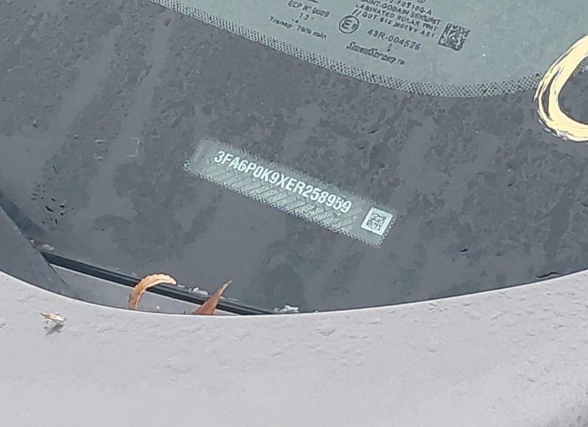 Photo 9 of 2014 Ford Fusion TITANIUM (VIN 3FA6P0K9XER258959)