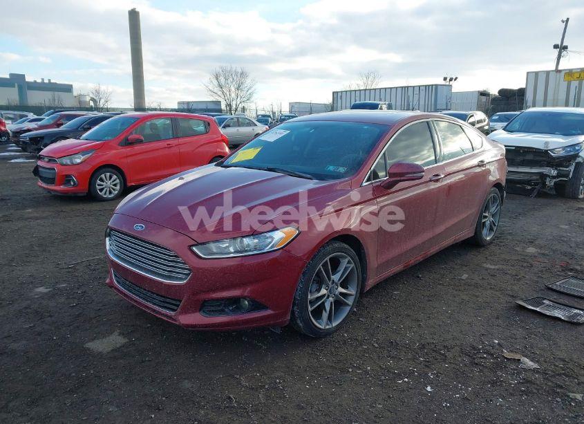 Photo 2 of 2015 Ford Fusion TITANIUM (VIN 3FA6P0K9XFR117911)