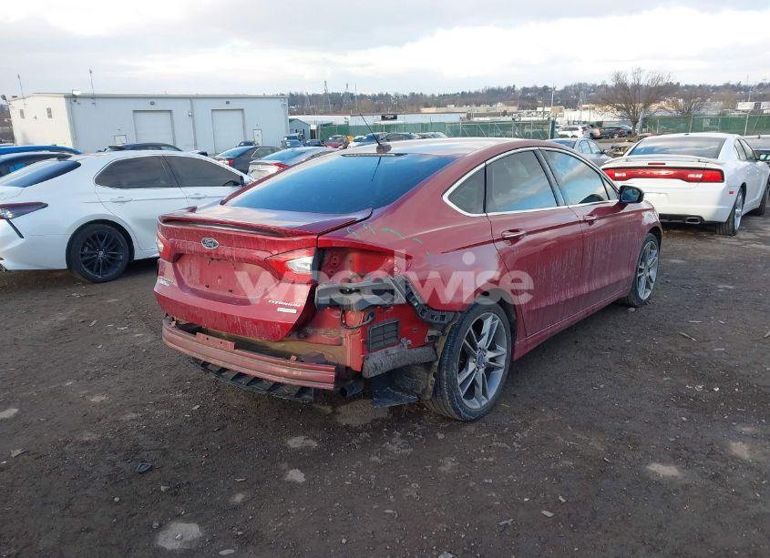Photo 4 of 2015 Ford Fusion TITANIUM (VIN 3FA6P0K9XFR117911)