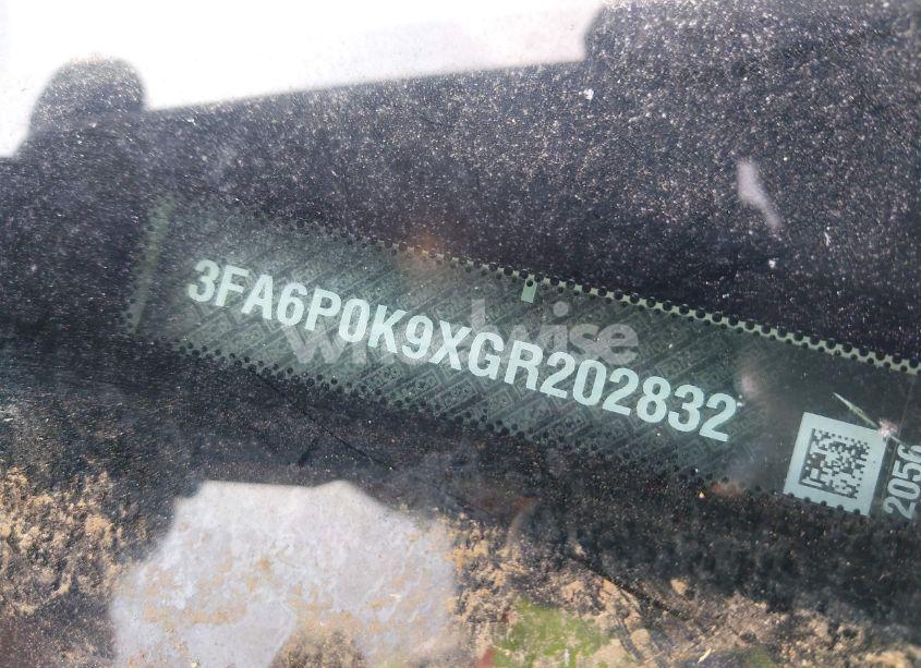 Photo 9 of 2016 Ford Fusion TITANIUM (VIN 3FA6P0K9XGR202832)