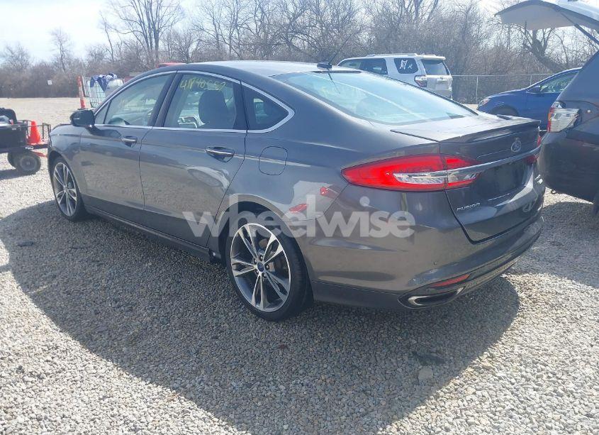 Photo 3 of 2017 Ford Fusion TITANIUM (VIN 3FA6P0K9XHR107379)