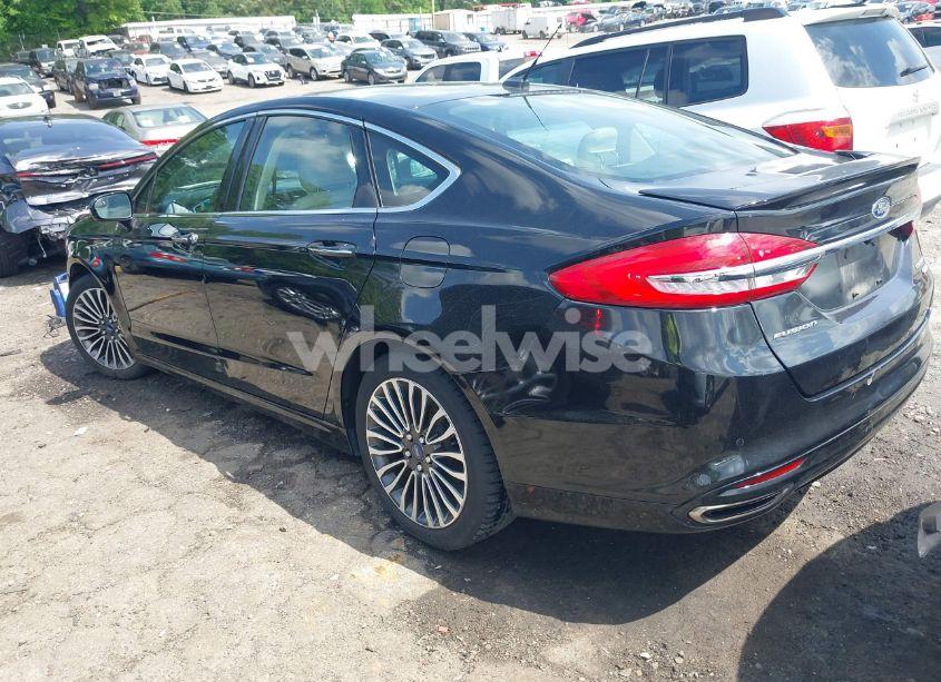 Photo 3 of 2017 Ford Fusion TITANIUM (VIN 3FA6P0K9XHR115126)