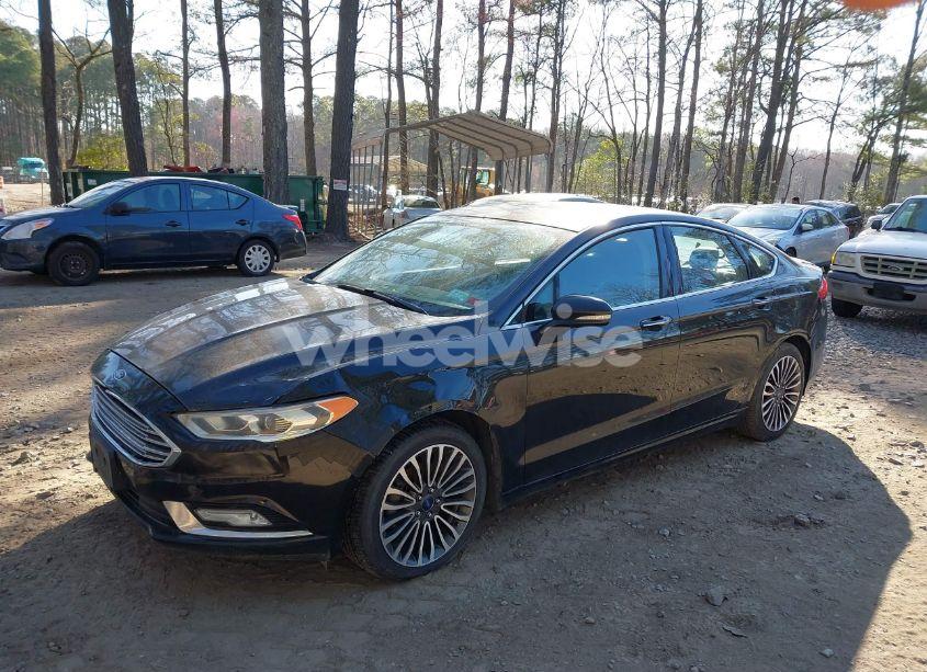 Photo 2 of 2017 Ford Fusion TITANIUM (VIN 3FA6P0K9XHR130886)
