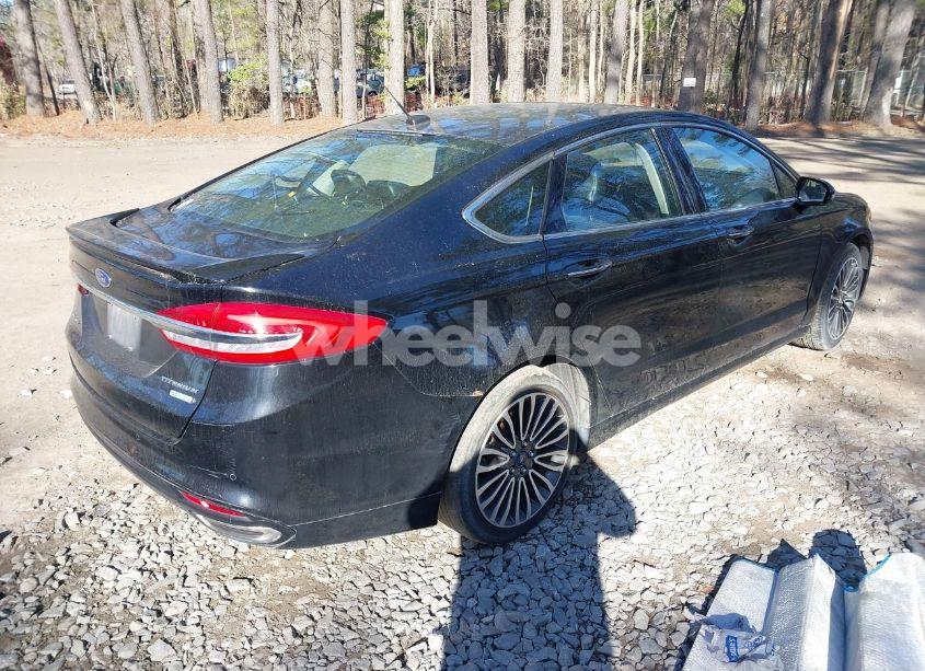 Photo 4 of 2017 Ford Fusion TITANIUM (VIN 3FA6P0K9XHR130886)