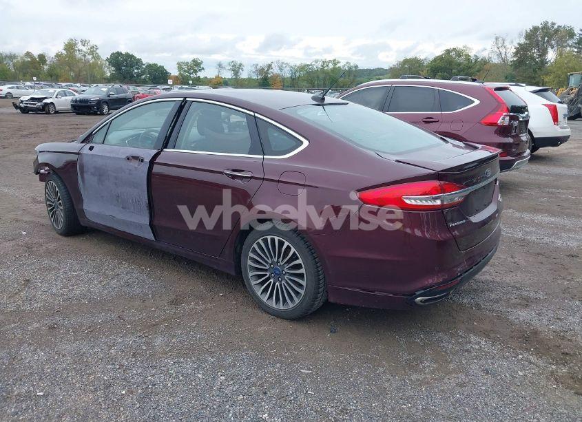 Photo 3 of 2017 Ford Fusion TITANIUM (VIN 3FA6P0K9XHR138938)