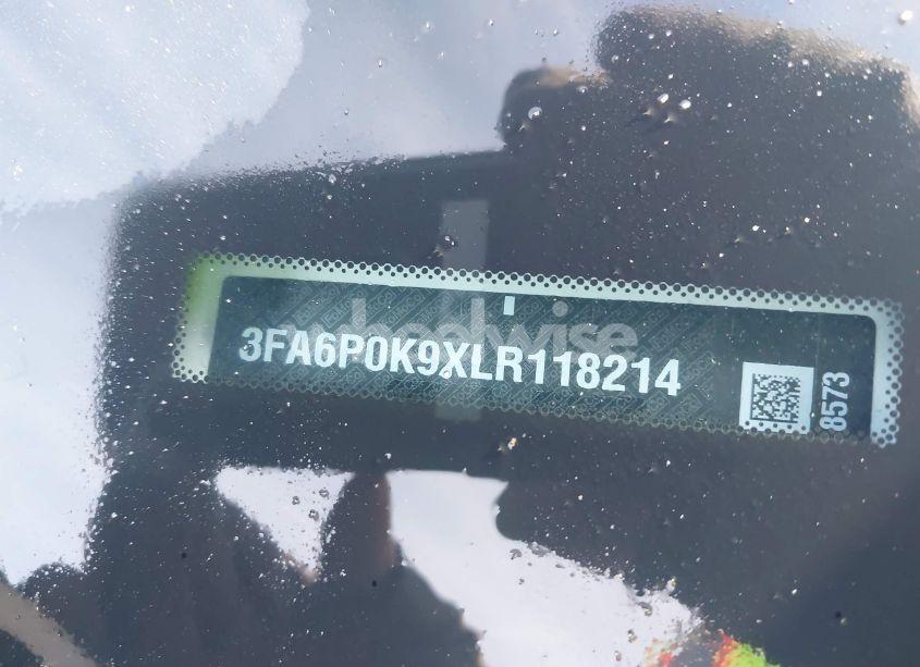 Photo 9 of 2020 Ford Fusion TITANIUM (VIN 3FA6P0K9XLR118214)