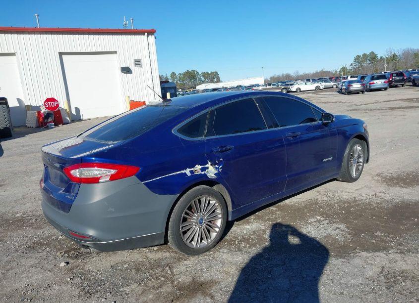 Photo 4 of 2013 Ford Fusion HYBRID SE (VIN 3FA6P0LU0DR161562)