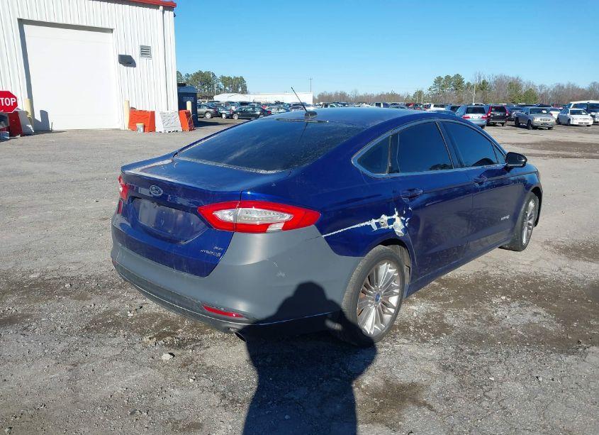 Photo 6 of 2013 Ford Fusion HYBRID SE (VIN 3FA6P0LU0DR161562)