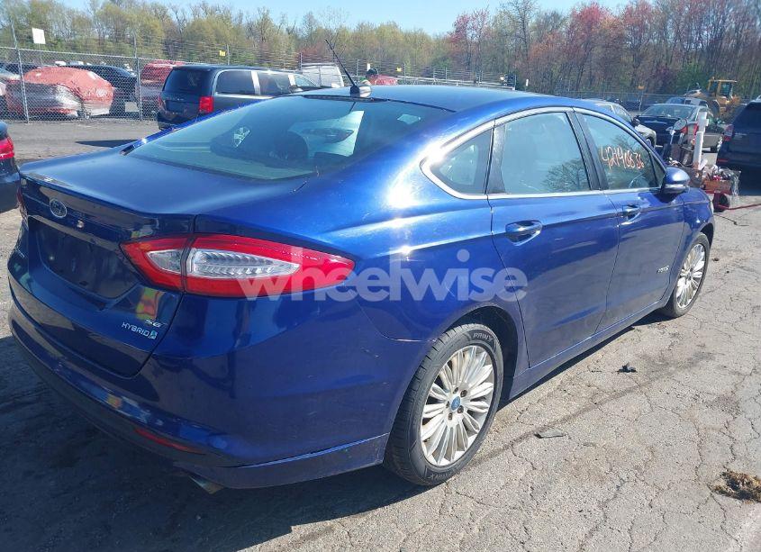 Photo 4 of 2013 Ford Fusion HYBRID SE (VIN 3FA6P0LU0DR254971)