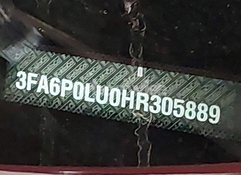 Photo 9 of 2017 Ford Fusion HYBRID SE (VIN 3FA6P0LU0HR305889)