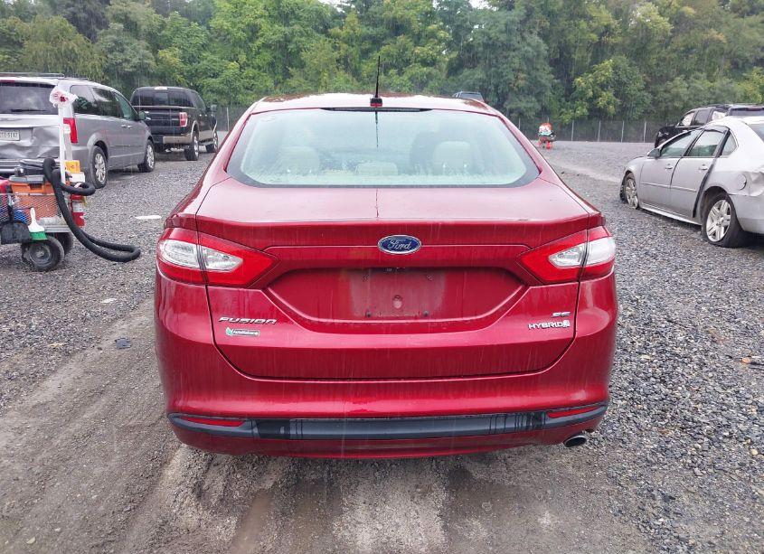 Photo 16 of 2013 Ford Fusion HYBRID SE (VIN 3FA6P0LU1DR271648)