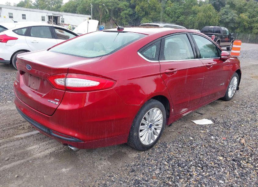 Photo 4 of 2013 Ford Fusion HYBRID SE (VIN 3FA6P0LU1DR271648)