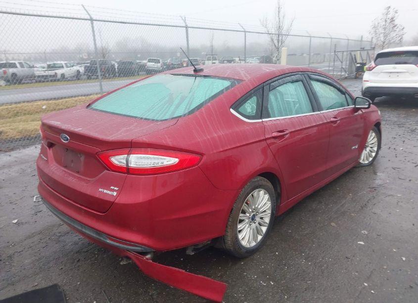 Photo 4 of 2016 Ford Fusion HYBRID SE (VIN 3FA6P0LU1GR351567)