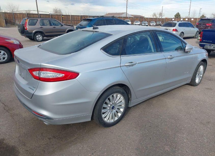 Photo 4 of 2013 Ford Fusion HYBRID SE (VIN 3FA6P0LU2DR298602)