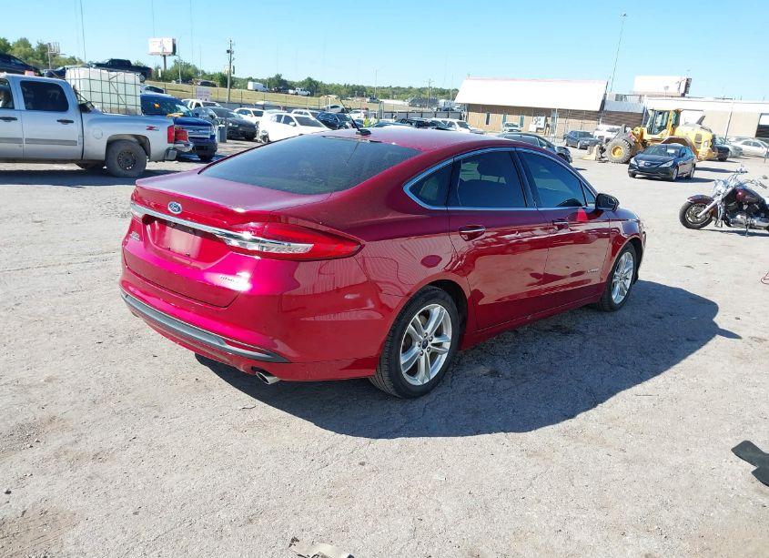 Photo 4 of 2018 Ford Fusion HYBRID SE (VIN 3FA6P0LU2JR203578)