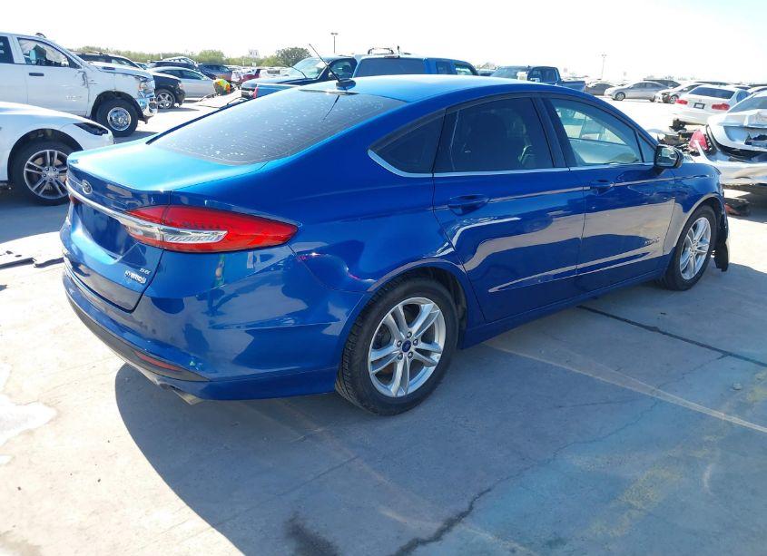 Photo 4 of 2018 Ford Fusion HYBRID SE (VIN 3FA6P0LU2JR245197)