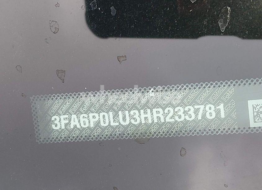 Photo 17 of 2017 Ford Fusion HYBRID SE (VIN 3FA6P0LU3HR233781)