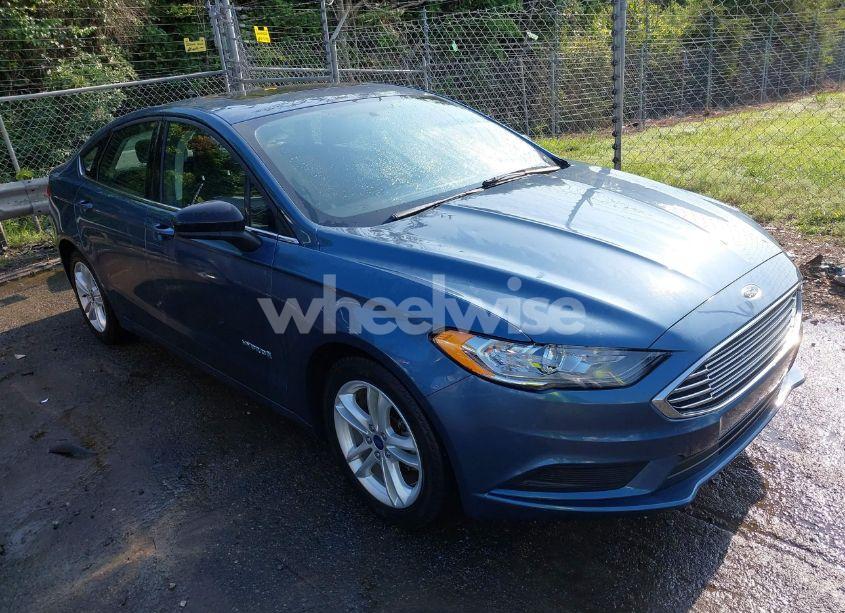 2018 Ford Fusion HYBRID SE (VIN 3FA6P0LU3JR168792) main photo
