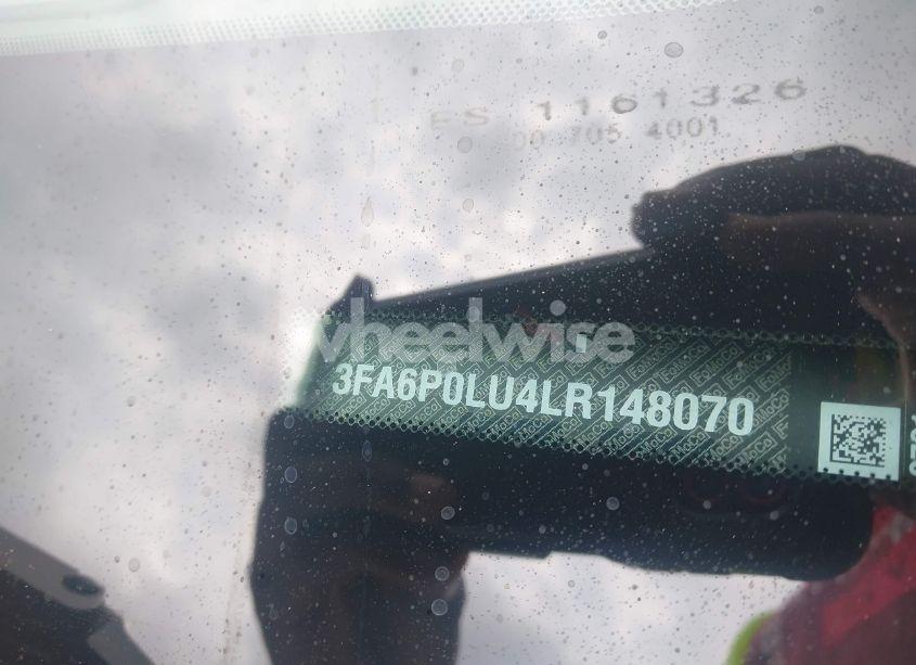 Photo 9 of 2020 Ford Fusion HYBRID SE (VIN 3FA6P0LU4LR148070)