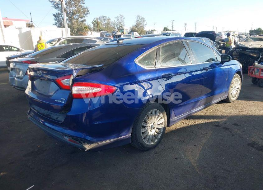 Photo 4 of 2013 Ford Fusion HYBRID SE (VIN 3FA6P0LU5DR138276)