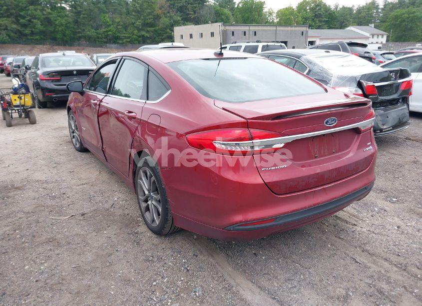 Photo 3 of 2017 Ford Fusion HYBRID SE (VIN 3FA6P0LU5HR278396)