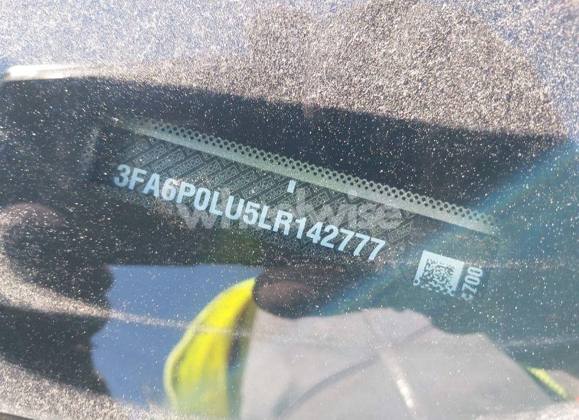 Photo 9 of 2020 Ford Fusion HYBRID SE (VIN 3FA6P0LU5LR142777)