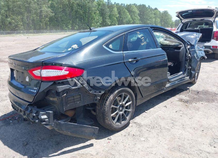 Photo 4 of 2015 Ford Fusion HYBRID SE (VIN 3FA6P0LU6FR166655)