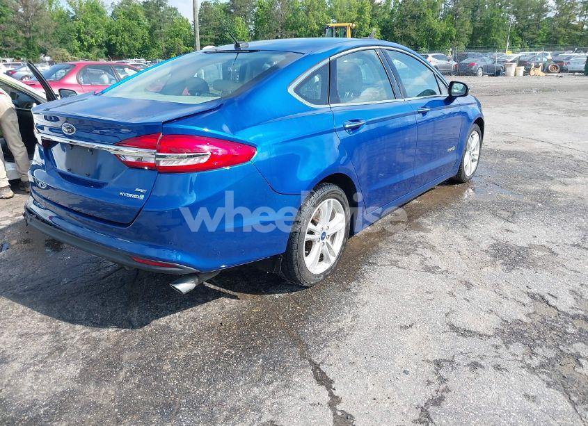 Photo 4 of 2018 Ford Fusion HYBRID SE (VIN 3FA6P0LU6JR227205)