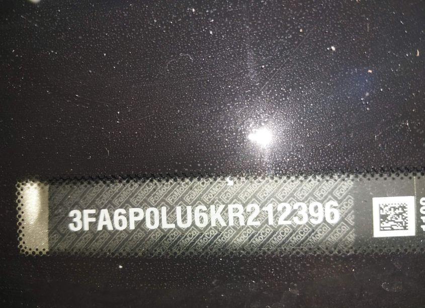 Photo 18 of 2019 Ford Fusion HYBRID SE (VIN 3FA6P0LU6KR212396)