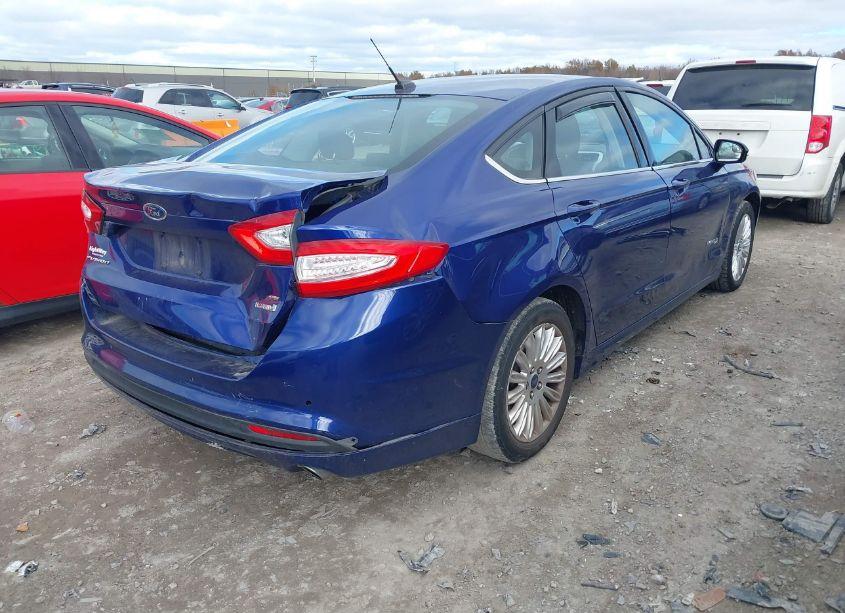 Photo 4 of 2016 Ford Fusion HYBRID SE (VIN 3FA6P0LU8GR177125)