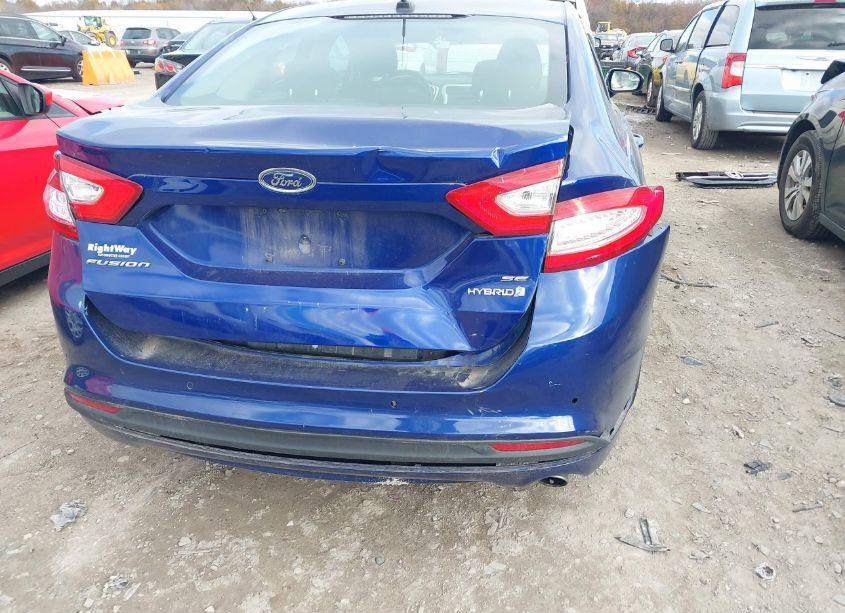 Photo 6 of 2016 Ford Fusion HYBRID SE (VIN 3FA6P0LU8GR177125)