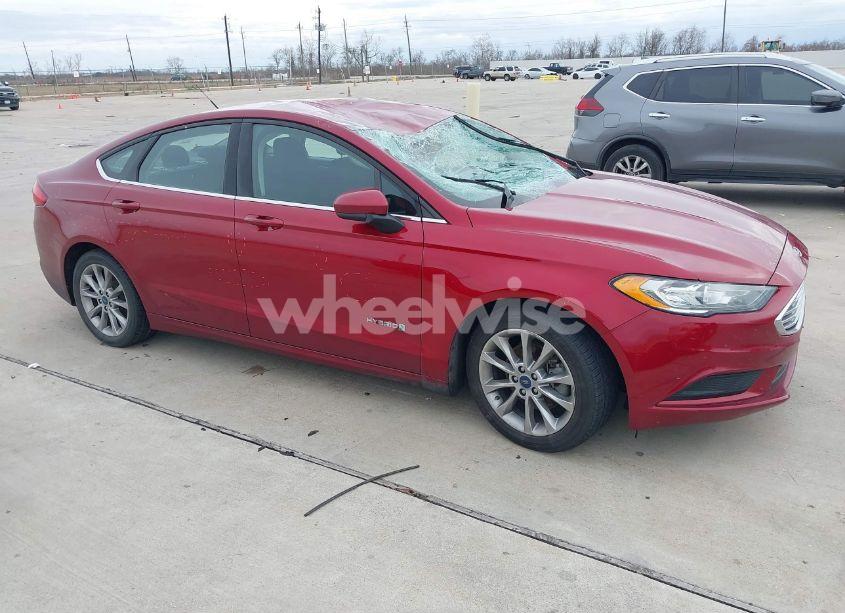 2017 Ford Fusion HYBRID SE (VIN 3FA6P0LU8HR386687) main photo