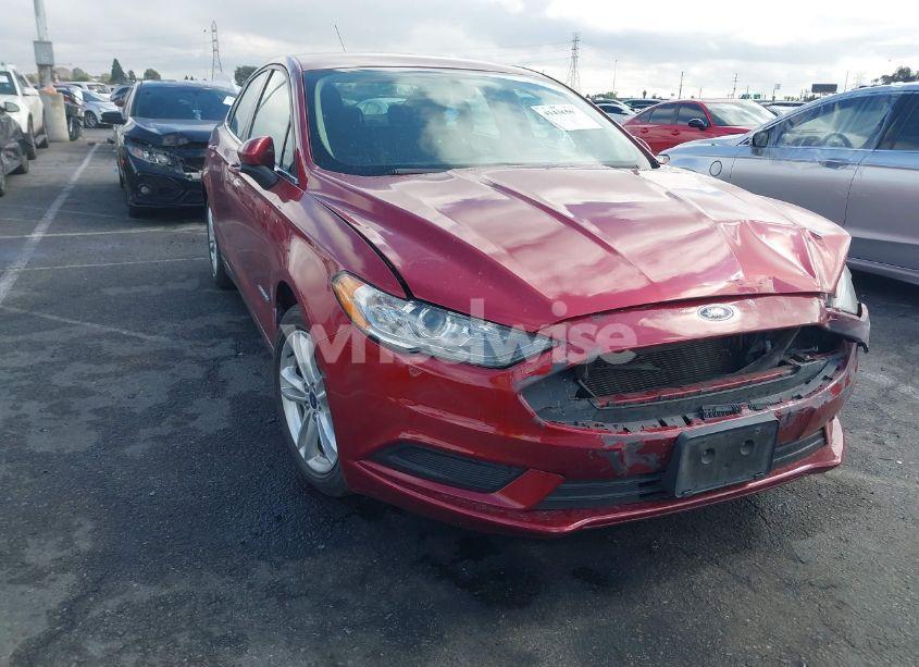 2018 Ford Fusion HYBRID SE (VIN 3FA6P0LU8JR227464) main photo