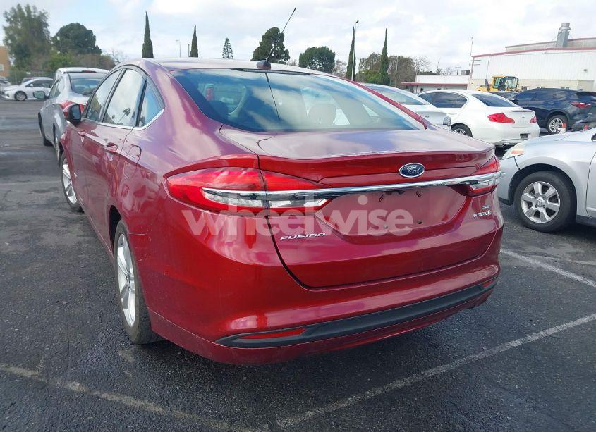 Photo 3 of 2018 Ford Fusion HYBRID SE (VIN 3FA6P0LU8JR227464)