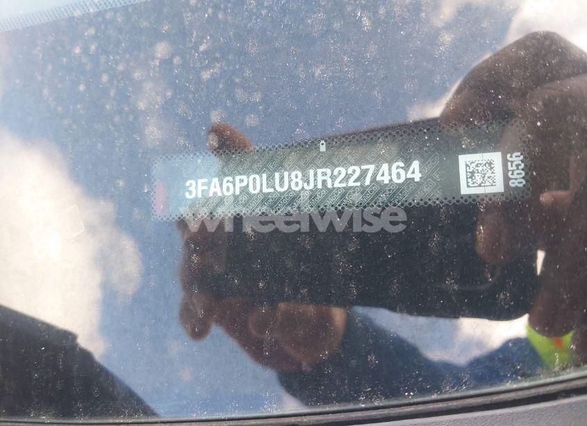 Photo 9 of 2018 Ford Fusion HYBRID SE (VIN 3FA6P0LU8JR227464)