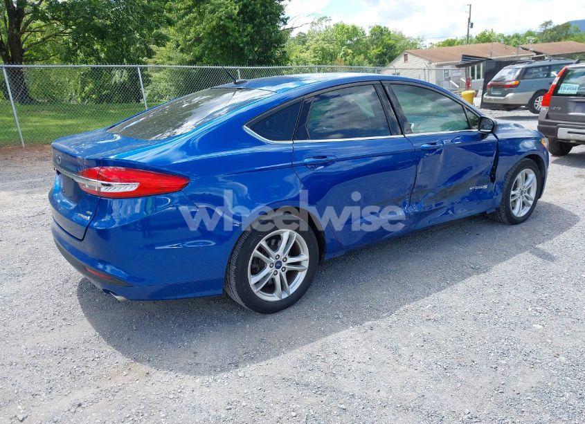 Photo 4 of 2018 Ford Fusion HYBRID SE (VIN 3FA6P0LU9JR171096)