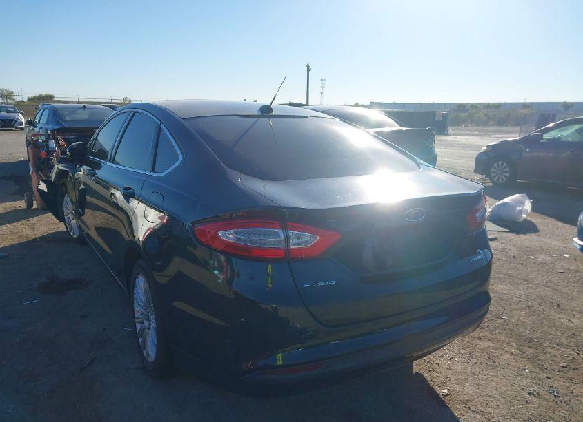 Photo 3 of 2013 Ford Fusion HYBRID SE (VIN 3FA6P0LUXDR242648)