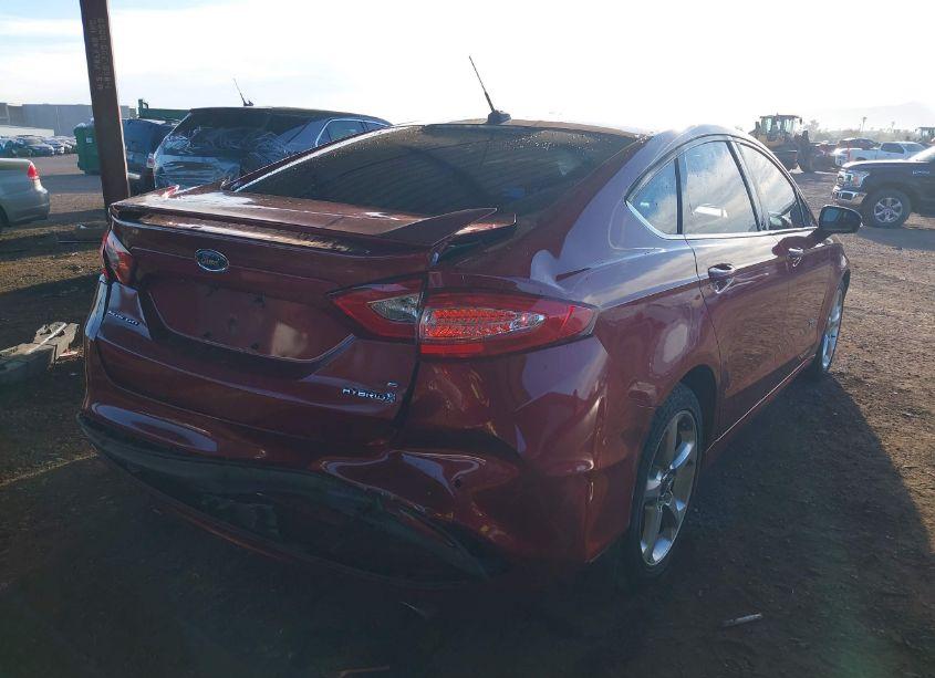 Photo 4 of 2013 Ford Fusion HYBRID SE (VIN 3FA6P0LUXDR362675)